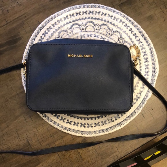 Michael Kors Handbags - Michael Kors Navy cross body